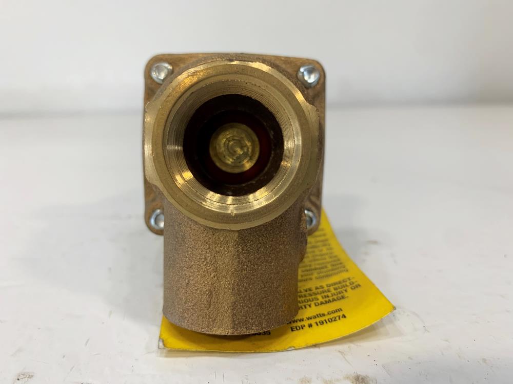 Watts 3/4" NPT 125# Bronze Relief Valve M3, 174A